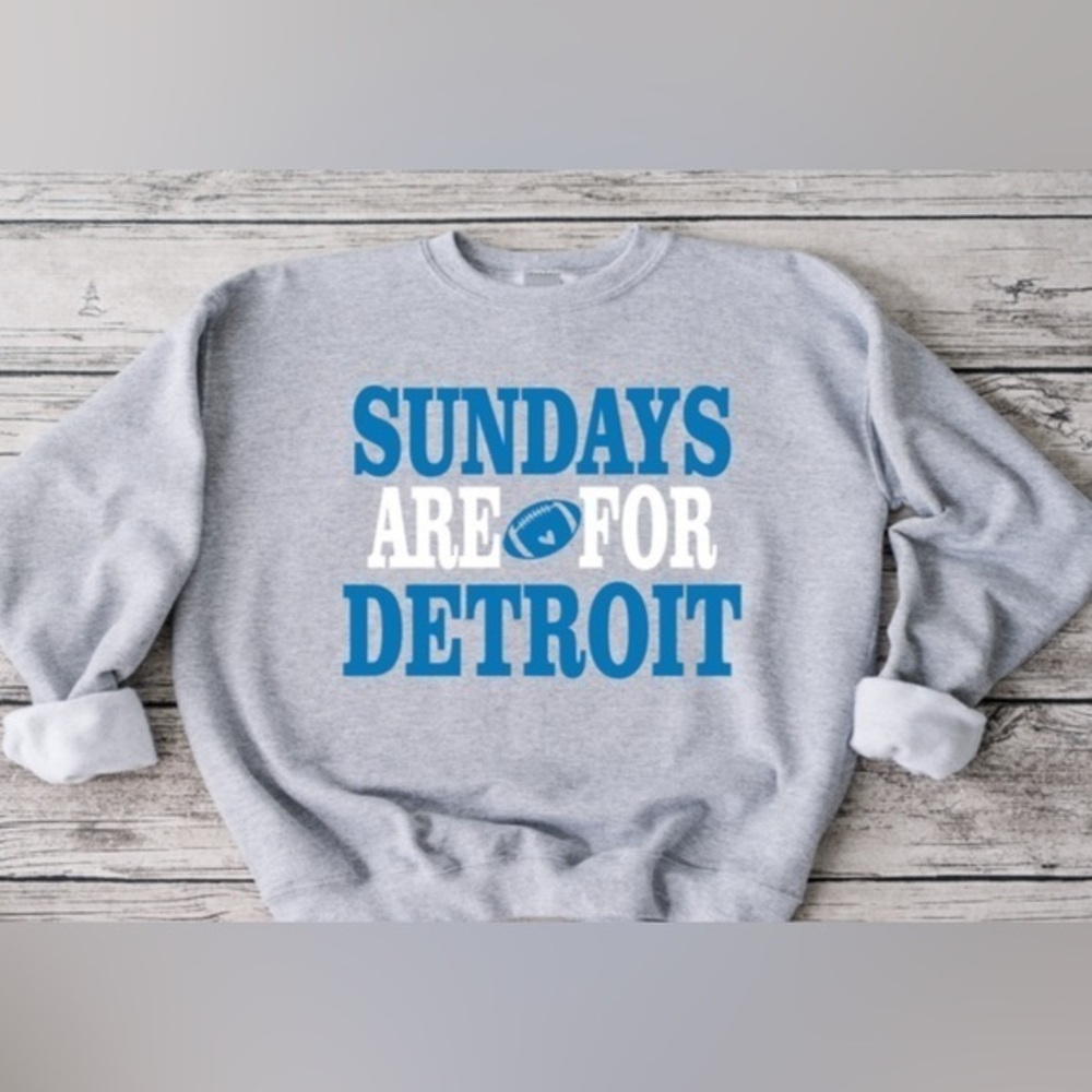 Sundays Are For Detroit Crewneck